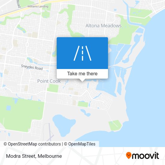 Modra Street map