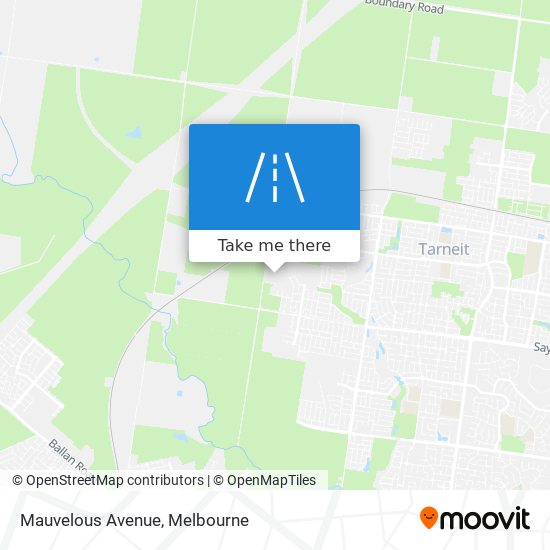 Mauvelous Avenue map
