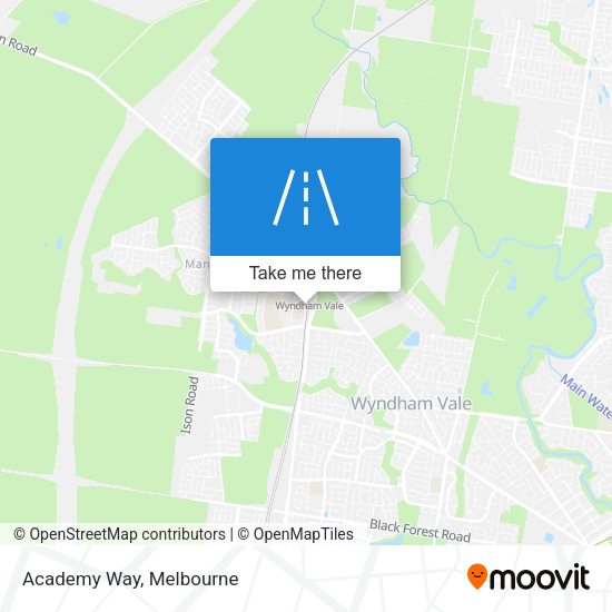 Academy Way map