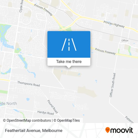 Feathertail Avenue map