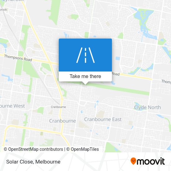 Solar Close map