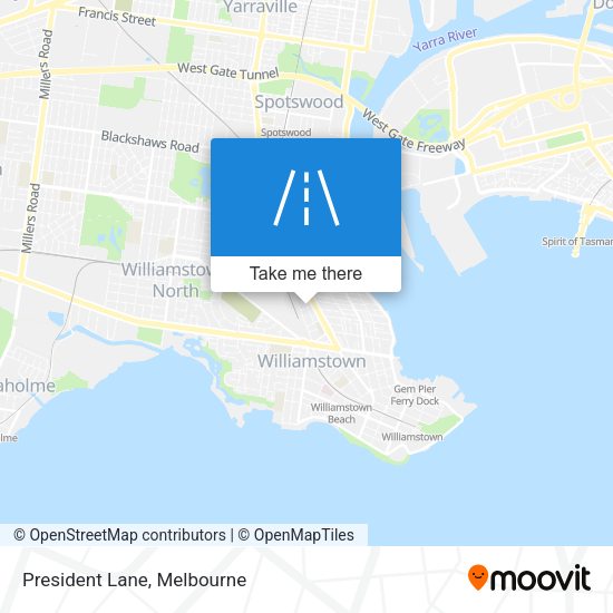 President Lane map