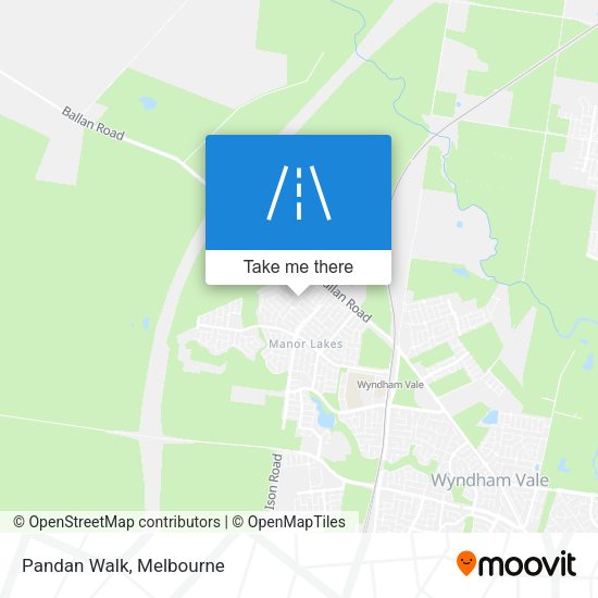 Pandan Walk map