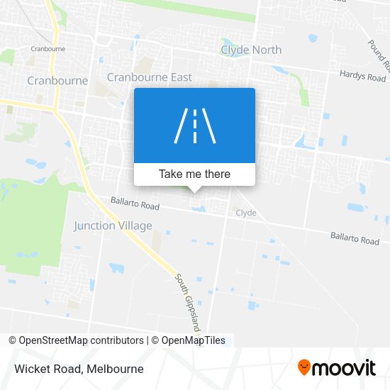 Wicket Road map