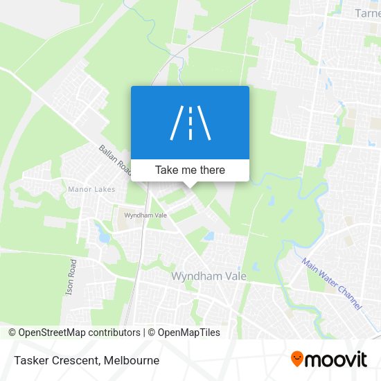 Tasker Crescent map