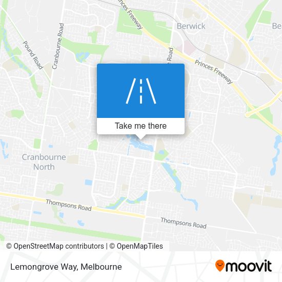 Lemongrove Way map