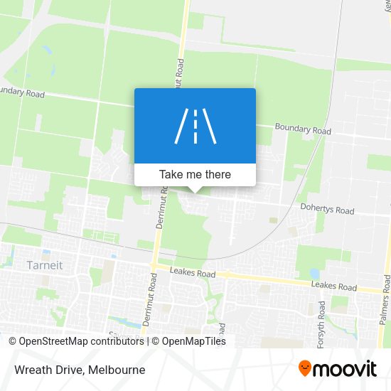 Wreath Drive map