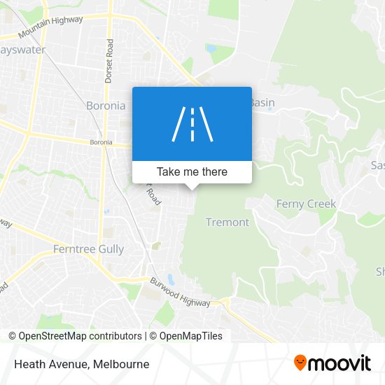 Heath Avenue map