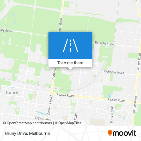 Bruny Drive map