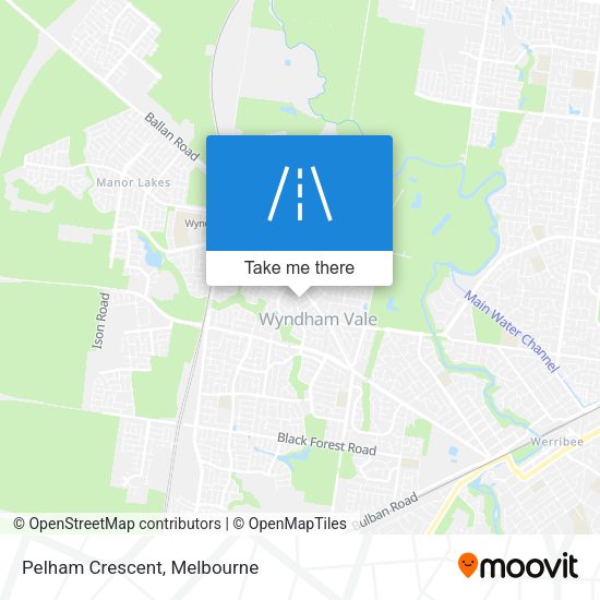 Pelham Crescent map