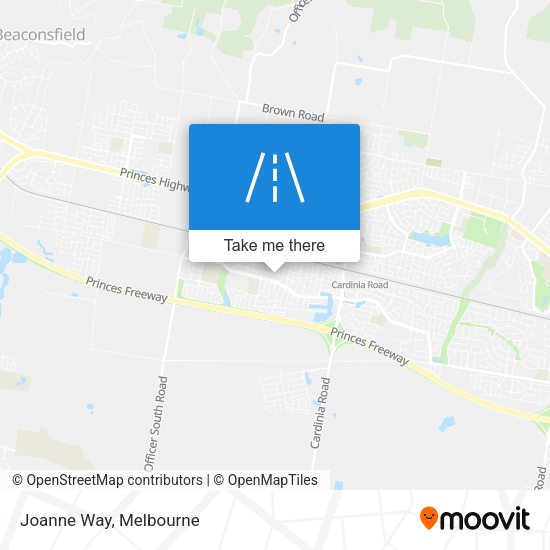 Joanne Way map
