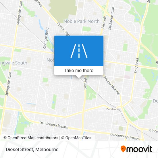Diesel Street map