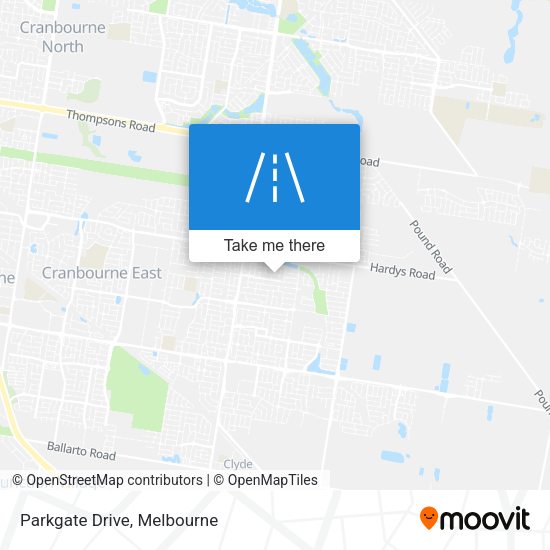 Parkgate Drive map