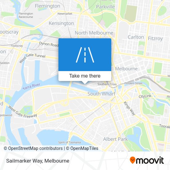 Sailmarker Way map