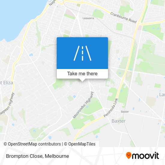 Brompton Close map