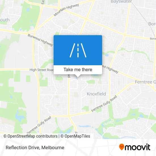 Mapa Reflection Drive