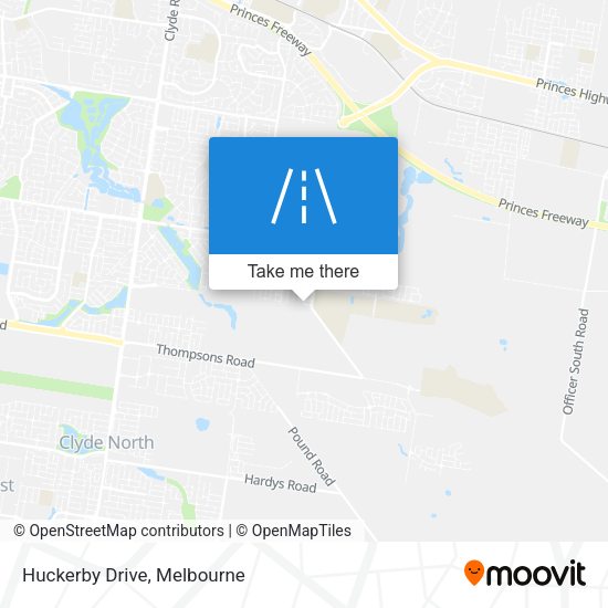 Huckerby Drive map