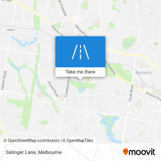 Salinger Lane map