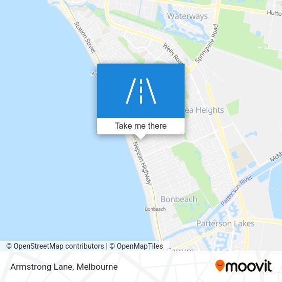 Armstrong Lane map