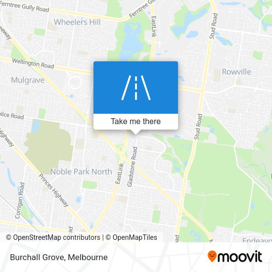 Burchall Grove map