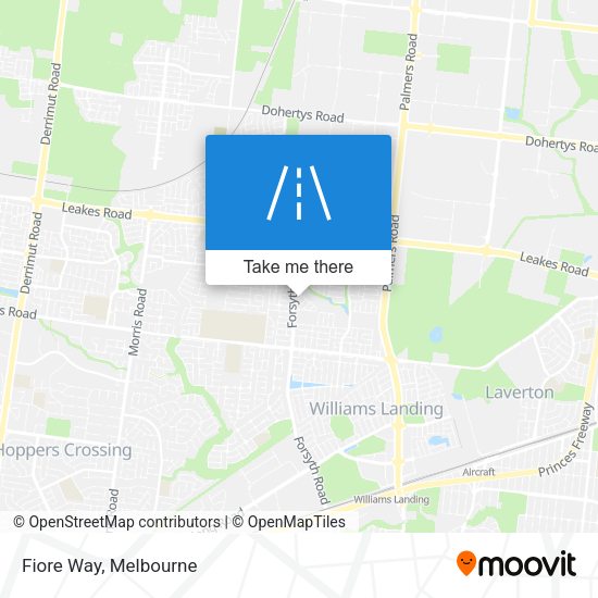 Fiore Way map