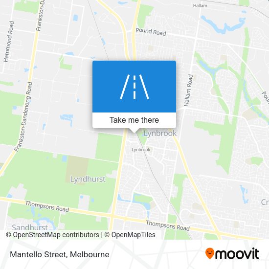 Mantello Street map