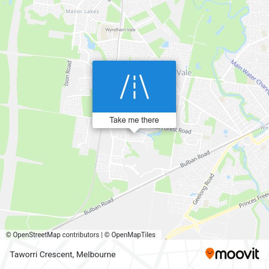 Taworri Crescent map