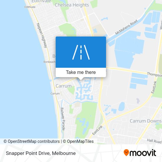 Snapper Point Drive map