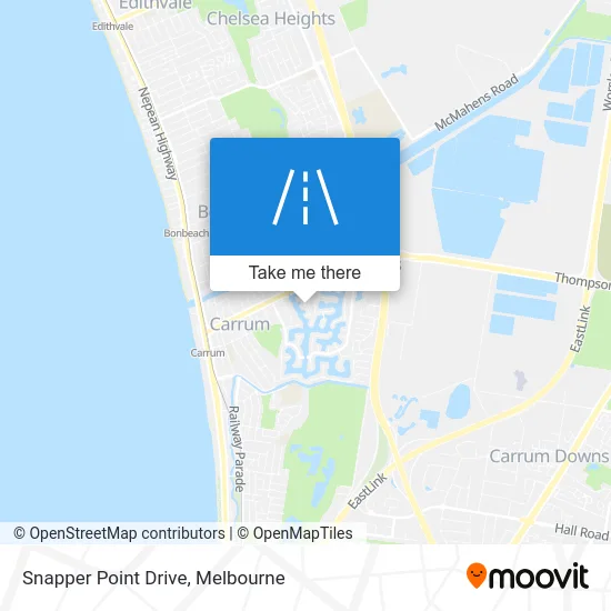 Mapa Snapper Point Drive