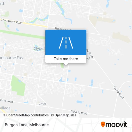 Burgos Lane map