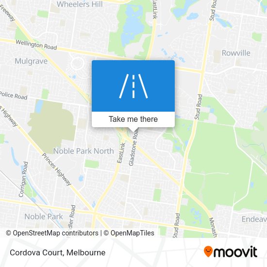 Cordova Court map