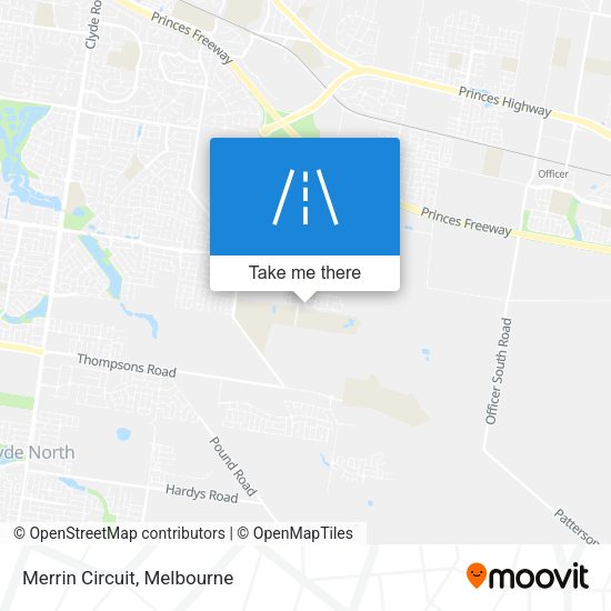 Merrin Circuit map