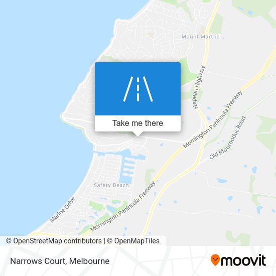 Narrows Court map