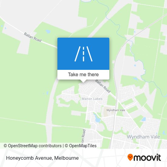 Honeycomb Avenue map