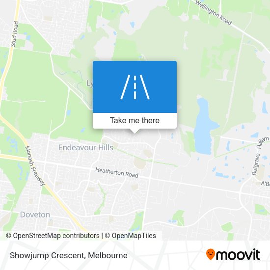 Showjump Crescent map