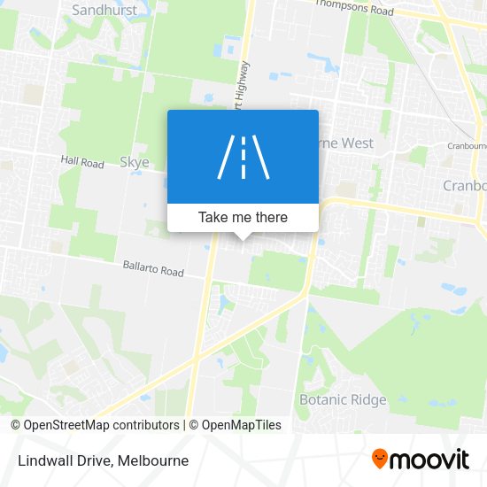 Lindwall Drive map