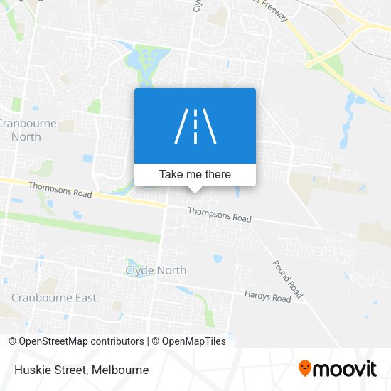 Huskie Street map