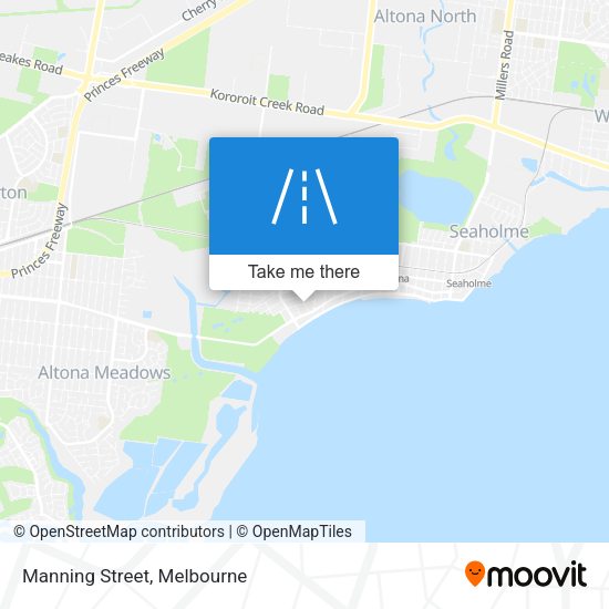 Manning Street map