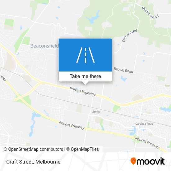 Craft Street map
