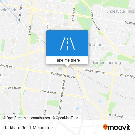 Kirkham Road map