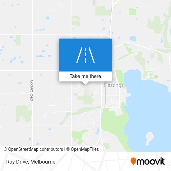 Ray Drive map