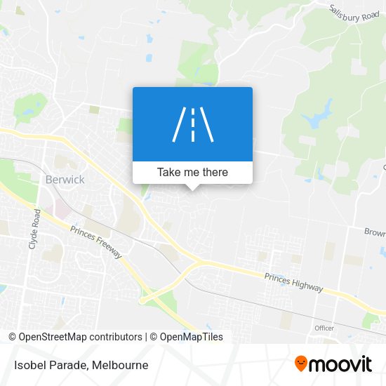 Isobel Parade map