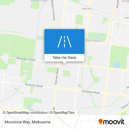 Moorinna Way map
