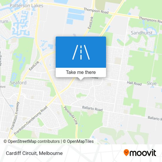 Cardiff Circuit map