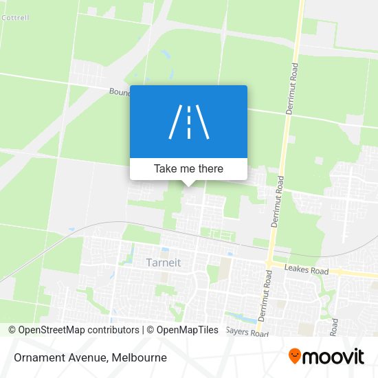 Ornament Avenue map