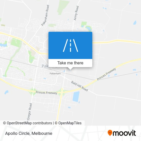Apollo Circle map