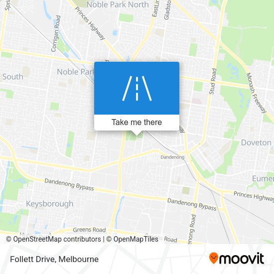Follett Drive map