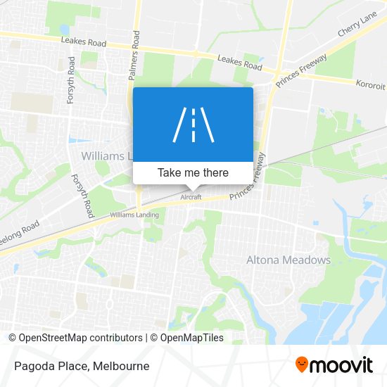 Pagoda Place map