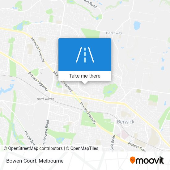 Bowen Court map