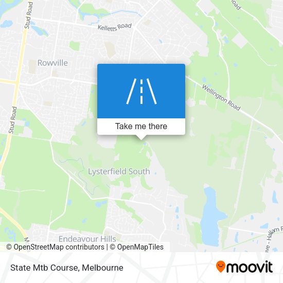 State Mtb Course map
